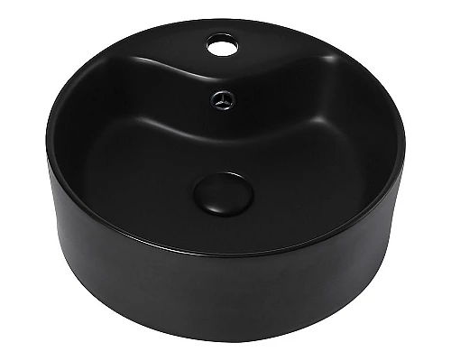 Приобрести Раковина Abber Bequem 41 AC2104MB Черная матовая в магазине сантехники Santeh-Crystal.ru