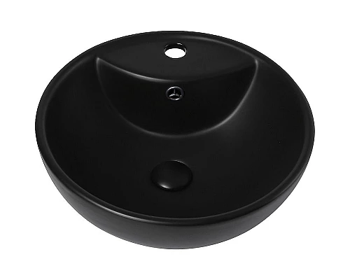 Купить Раковина Abber Bequem 46 AC2101MB Черная матовая в магазине сантехники Santeh-Crystal.ru