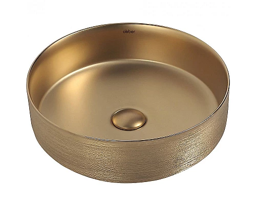 Приобрести Раковина-чаша Abber Bequem 40 AC2109BGM Золото матовое в магазине сантехники Santeh-Crystal.ru
