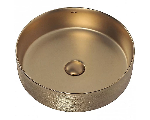 Приобрести Раковина-чаша Abber Bequem 40 AC2109BGM Золото матовое в магазине сантехники Santeh-Crystal.ru