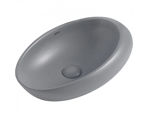 Приобрести Раковина-чаша Abber Bequem 49 AC2107MG Серая матовая в магазине сантехники Santeh-Crystal.ru