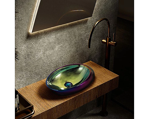 Заказать Раковина-чаша Abber Bequem 49 AC2107Regen Хамелеон в магазине сантехники Santeh-Crystal.ru