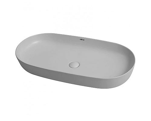 Купить Раковина-чаша Abber Bequem 80 AC2110MLG Светло-серая матовая в магазине сантехники Santeh-Crystal.ru