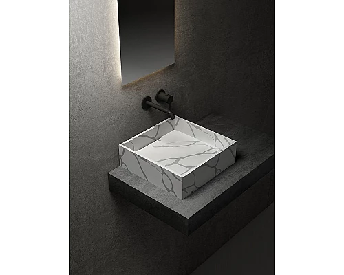 Заказать Раковина-чаша Abber Blitz 40 AS2502GB Белый мрамор в магазине сантехники Santeh-Crystal.ru