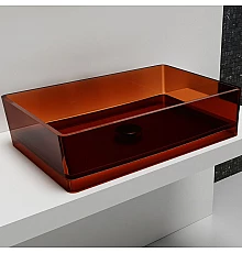 Раковина-чаша Abber Kristall 60 AT2803Opal Коричневая