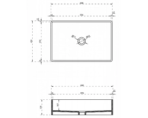Приобрести Раковина-чаша Abber Kristall 60 AT2803Opal Коричневая в магазине сантехники Santeh-Crystal.ru