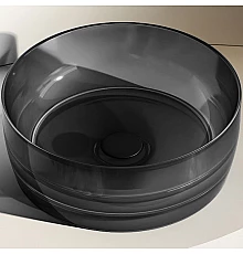 Раковина-чаша Abber Kristall 40 AT2804Onyx Черная