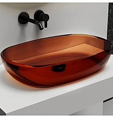 Раковина-чаша Abber Kristall 60 AT2805Opal Коричневая