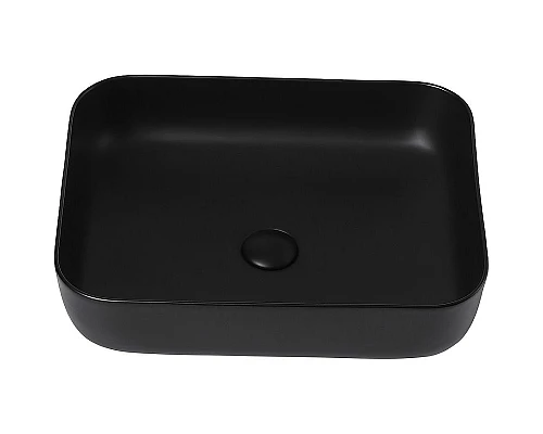 Приобрести Раковина-чаша Abber Rechteck 50 AC2202MB Черная матовая в магазине сантехники Santeh-Crystal.ru