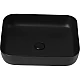 Приобрести Раковина-чаша Abber Rechteck 50 AC2202MB Черная матовая в магазине сантехники Santeh-Crystal.ru