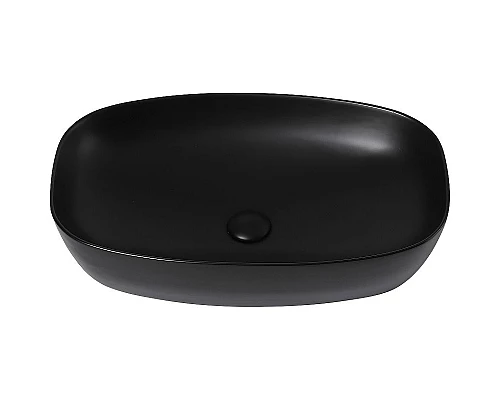 Купить Раковина-чаша Abber Rechteck 60 AC2206MB Черная матовая в магазине сантехники Santeh-Crystal.ru