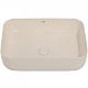 Купить Раковина-чаша Abber Rechteck 50 AC2202MBE Светло-бежевая матовая в магазине сантехники Santeh-Crystal.ru