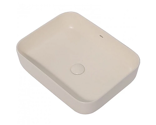 Купить Раковина-чаша Abber Rechteck 50 AC2202MBE Светло-бежевая матовая в магазине сантехники Santeh-Crystal.ru