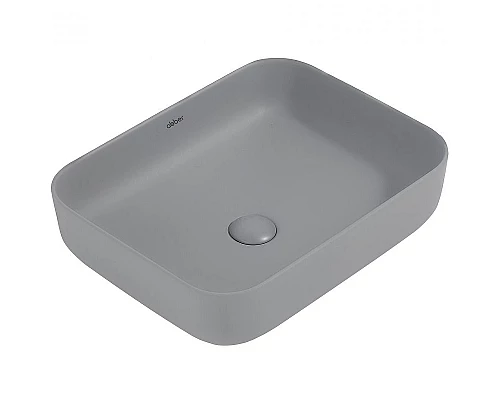 Купить Раковина-чаша Abber Rechteck 50 AC2202MG Серая матовая в магазине сантехники Santeh-Crystal.ru