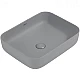 Купить Раковина-чаша Abber Rechteck 50 AC2202MG Серая матовая в магазине сантехники Santeh-Crystal.ru
