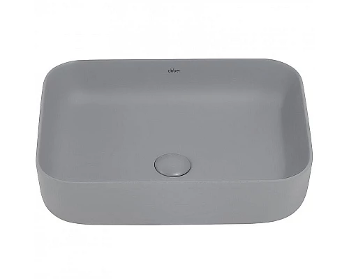 Купить Раковина-чаша Abber Rechteck 50 AC2202MG Серая матовая в магазине сантехники Santeh-Crystal.ru