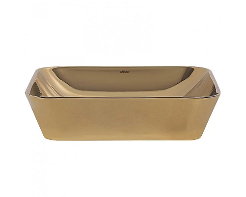 Приобрести Раковина-чаша Abber Rechteck 43 AC2205GG Золото в магазине сантехники Santeh-Crystal.ru