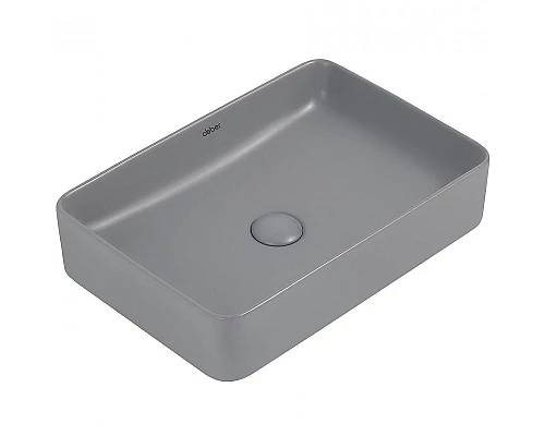 Приобрести Раковина-чаша Abber Rechteck 51 AC2207MG Серая матовая в магазине сантехники Santeh-Crystal.ru