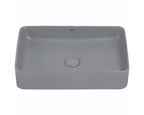 Приобрести Раковина-чаша Abber Rechteck 51 AC2207MG Серая матовая в магазине сантехники Santeh-Crystal.ru