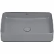 Приобрести Раковина-чаша Abber Rechteck 51 AC2207MG Серая матовая в магазине сантехники Santeh-Crystal.ru