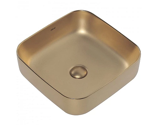 Заказать Раковина-чаша Abber Rechteck 39 AC2211MMG Золото матовое в магазине сантехники Santeh-Crystal.ru