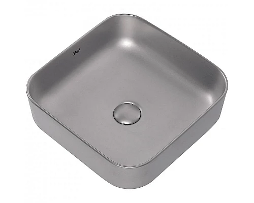 Приобрести Раковина-чаша Abber Rechteck 39 AC2211MS Серебро матовое в магазине сантехники Santeh-Crystal.ru
