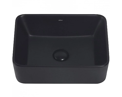 Приобрести Раковина-чаша Abber Rechteck 40 AC2213MB Черная матовая в магазине сантехники Santeh-Crystal.ru