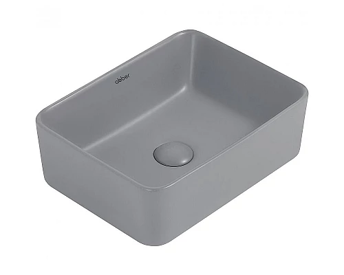 Купить Раковина-чаша Abber Rechteck 40 AC2213MG Серая матовая в магазине сантехники Santeh-Crystal.ru