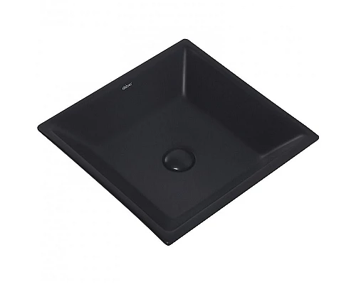 Купить Раковина-чаша Abber Rechteck 42 AC2214MB Черная матовая в магазине сантехники Santeh-Crystal.ru