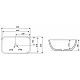Раковина-чаша Abber Rechteck 46 AC2200MW Белая матовая