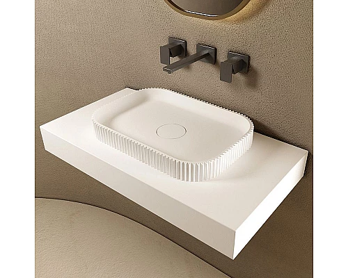 Приобрести Раковина-чаша Abber Stein 50 AS2602 Белая в магазине сантехники Santeh-Crystal.ru