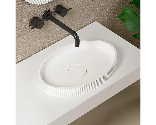 Приобрести Раковина-чаша Abber Stein 50 AS2603 Белая в магазине сантехники Santeh-Crystal.ru