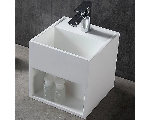 Купить Раковина Abber Stein 30 AS2639 подвесная Белая в магазине сантехники Santeh-Crystal.ru