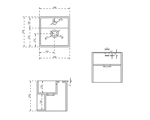 Купить Раковина Abber Stein 30 AS2639 подвесная Белая в магазине сантехники Santeh-Crystal.ru