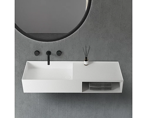 Раковина Abber Stein 80 AS2649-0.8 Белая матовая