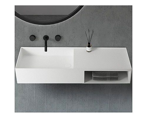 Раковина Abber Stein 120 AS2649-1.2 Белая матовая