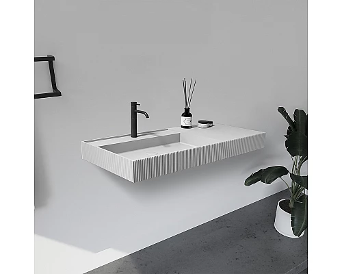 Раковина Abber Stein 120 AS2628 Белая матовая