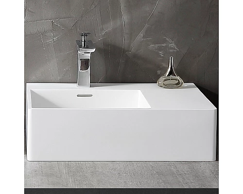 Раковина Abber Stein 56 L AS2644 L Белая матовая