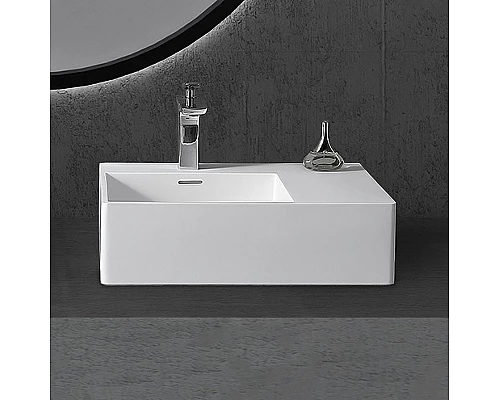 Раковина Abber Stein 56 L AS2644 L Белая матовая