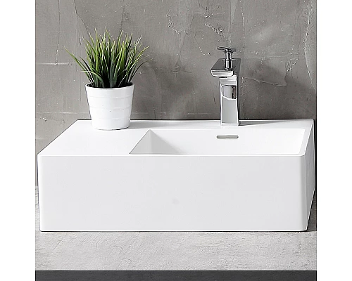 Раковина Abber Stein 56 R AS2644 R Белая матовая