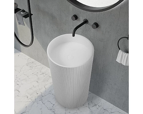 Раковина Abber Stein 50 AS2501-H Белая матовая