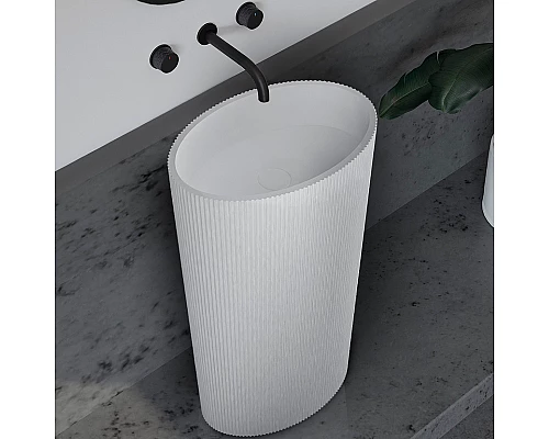 Раковина Abber Stein 50 AS2504-H Белая матовая