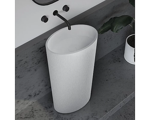 Раковина Abber Stein 50 AS2504-H Белая матовая