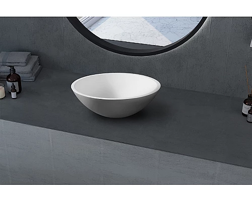 Раковина-чаша Abber Stein 40 AS2608 Белая матовая