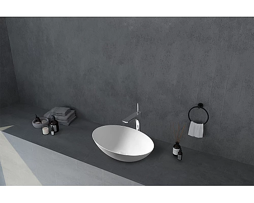 Раковина-чаша Abber Stein 50 AS2609 Белая матовая