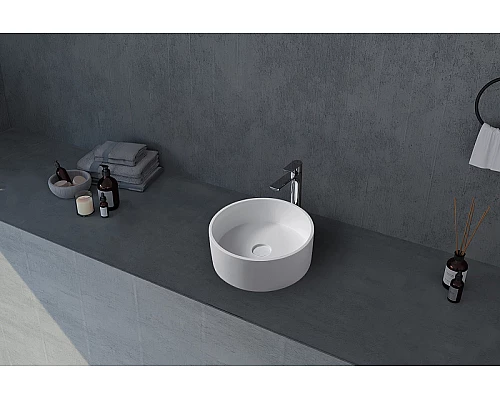 Раковина-чаша Abber Stein 40 AS2612 Белая матовая