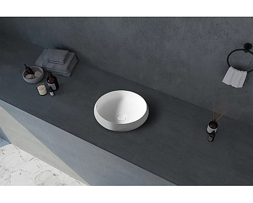 Раковина-чаша Abber Stein 40 AS2613 Белая матовая