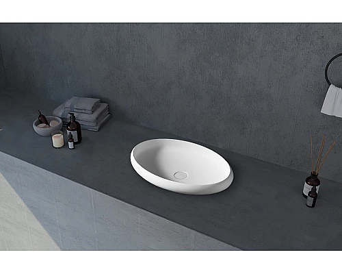 Раковина-чаша Abber Stein 60 AS2614 Белая матовая