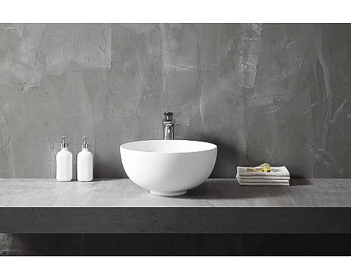 Раковина-чаша Abber Stein 40 AS2617 Белая матовая