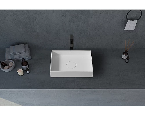 Раковина-чаша Abber Stein 50 AS2621 Белая матовая